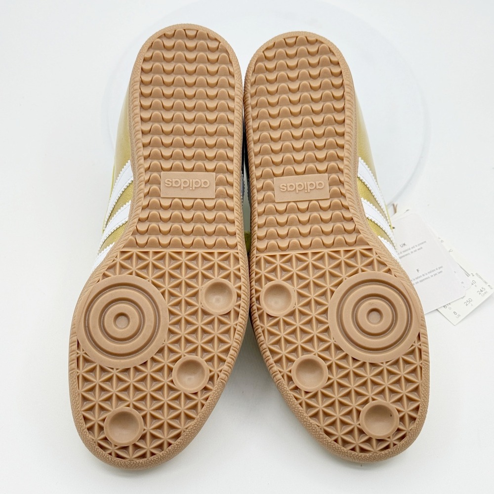 Adidas Samba Jane Womens Size 8 Gold Metallic IH6599, NEW - Picture 8 of 10